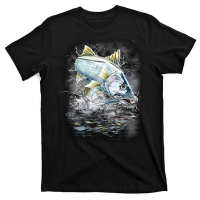 Jumping Snook - Fishing T-Shirt