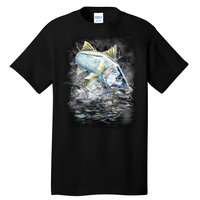 Jumping Snook - Fishing Tall T-Shirt