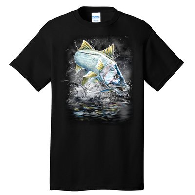 Jumping Snook - Fishing Tall T-Shirt