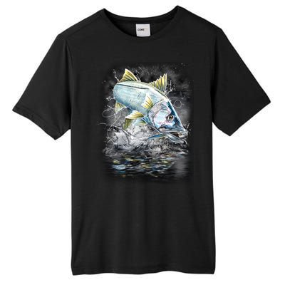 Jumping Snook - Fishing Tall Fusion ChromaSoft Performance T-Shirt