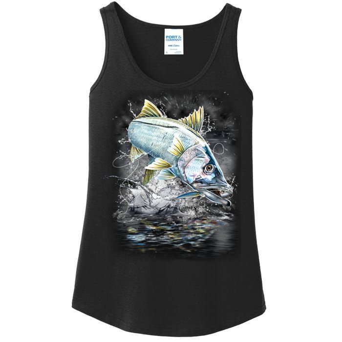 Jumping Snook - Fishing Ladies Essential Tank