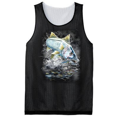 Jumping Snook - Fishing Mesh Reversible Basketball Jersey Tank