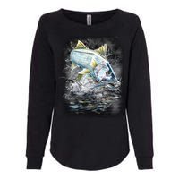 Jumping Snook - Fishing Womens California Wash Sweatshirt