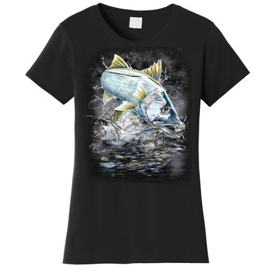 Jumping Snook - Fishing Women's T-Shirt