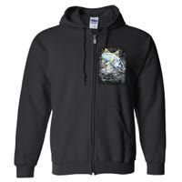 Jumping Snook - Fishing Full Zip Hoodie