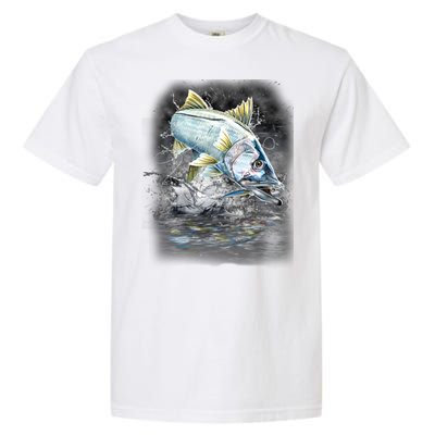 Jumping Snook - Fishing Garment-Dyed Heavyweight T-Shirt