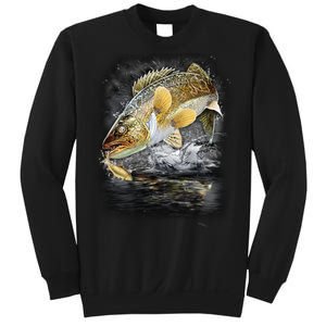 Jumping Walleye - Fishing Sweatshirt