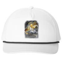 Jumping Walleye - Fishing Snapback Five-Panel Rope Hat