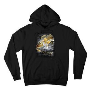 Jumping Walleye - Fishing Tall Hoodie