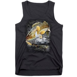 Jumping Walleye - Fishing Tank Top