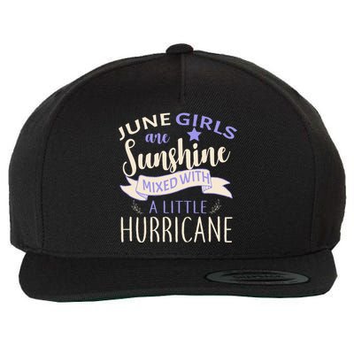 June Girls Are Sunshine Mixed With Hurricane Wool Snapback Cap