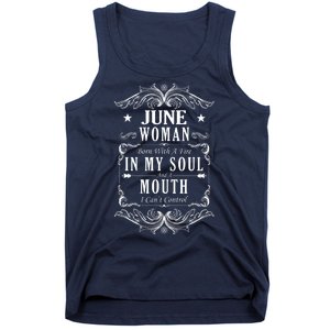 June Woman Funny Birthday Tank Top