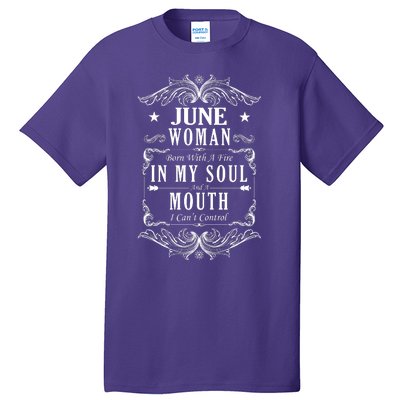 June Woman Funny Birthday Tall T-Shirt