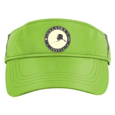 Juneau Alaska Retro Adult Drive Performance Visor