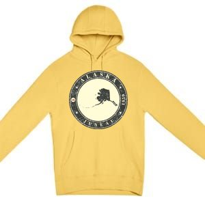 Juneau Alaska Retro Premium Pullover Hoodie