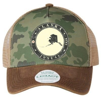 Juneau Alaska Retro Legacy Tie Dye Trucker Hat