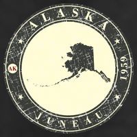 Juneau Alaska Retro Cool Comfort Performance Bucket Hat