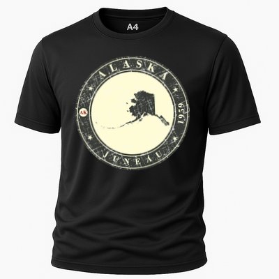 Juneau Alaska Retro Performance Shirt