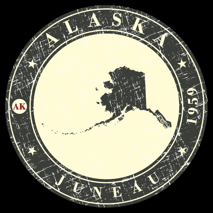 Juneau Alaska Retro Cooling Performance Crew T-Shirt