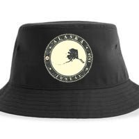 Juneau Alaska Retro Sustainable Bucket Hat