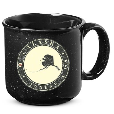Juneau Alaska Retro 15oz Campfire Ceramic Mug
