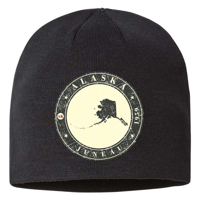 Juneau Alaska Retro Sustainable Beanie