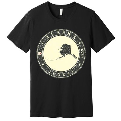 Juneau Alaska Retro Premium T-Shirt