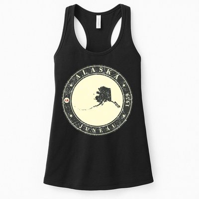 Juneau Alaska Retro Womens Tank Top