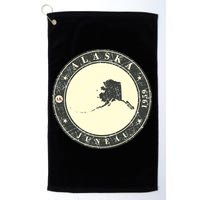 Juneau Alaska Retro Golf Towel