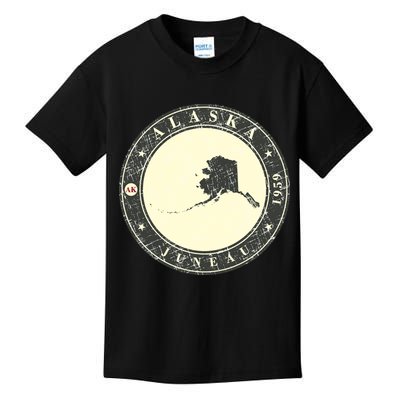 Juneau Alaska Retro Kids T-Shirt