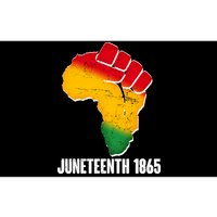 Juneteenth 1865 Africa Map Fist Bumper Sticker