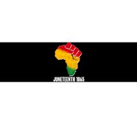 Juneteenth 1865 Africa Map Fist Bumper Sticker