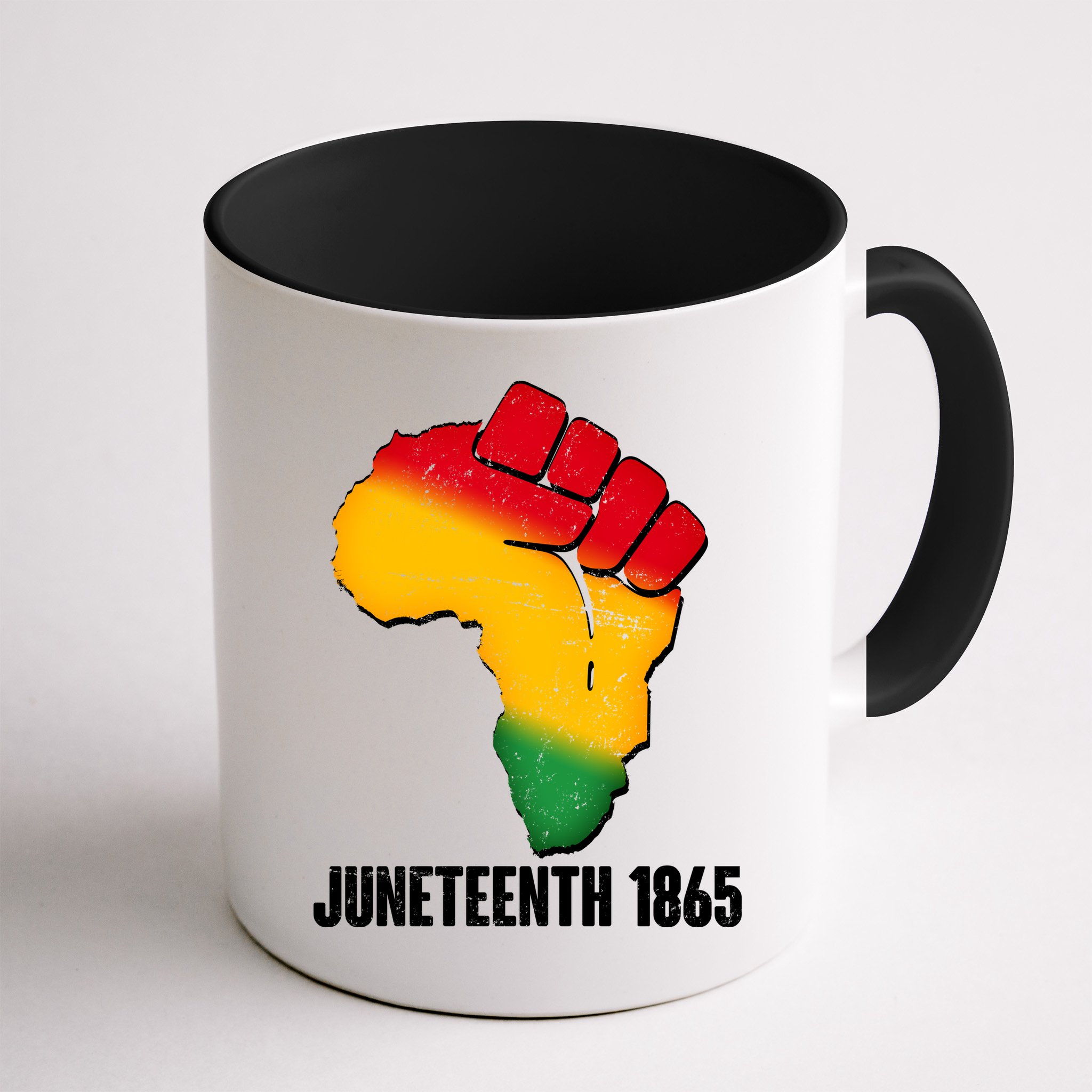 Juneteenth 1865 Africa Map Fist Mug