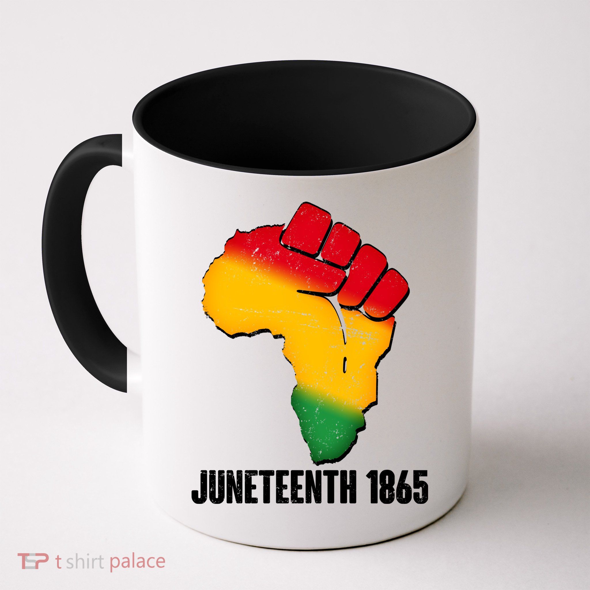 Juneteenth 1865 Africa Map Fist Mug
