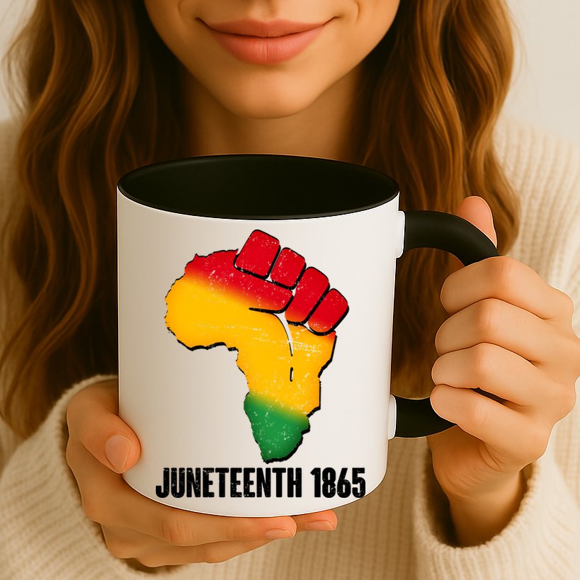 Juneteenth 1865 Africa Map Fist Mug
