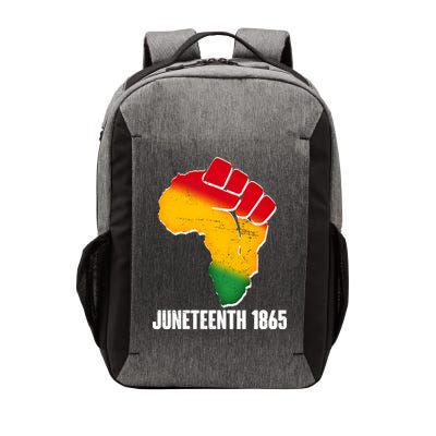 Juneteenth 1865 Africa Map Fist Vector Backpack