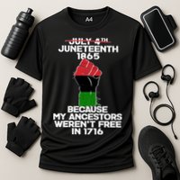 Juneteenth 1865 American African Freedom Day Cooling Performance Crew T-Shirt