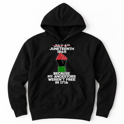 Juneteenth 1865 American African Freedom Day Hoodie