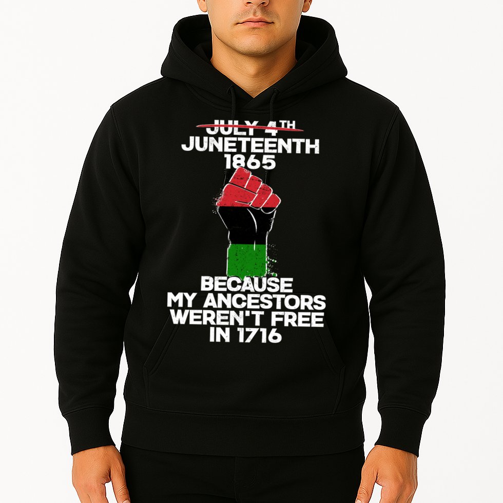 Juneteenth 1865 American African Freedom Day Hoodie