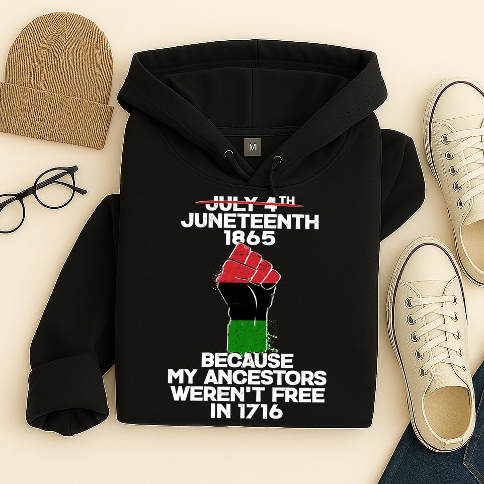 Juneteenth 1865 American African Freedom Day Hoodie