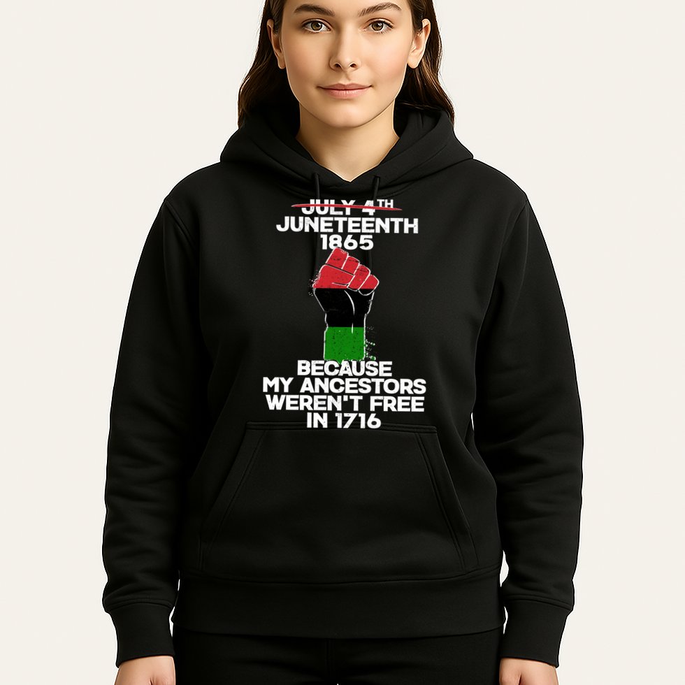 Juneteenth 1865 American African Freedom Day Hoodie