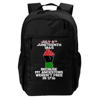 Juneteenth 1865 American African Freedom Day Daily Commute Backpack