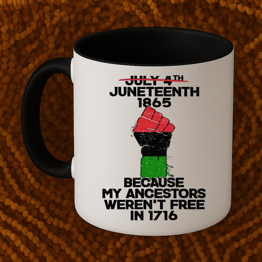 Juneteenth 1865 American African Freedom Day Mug