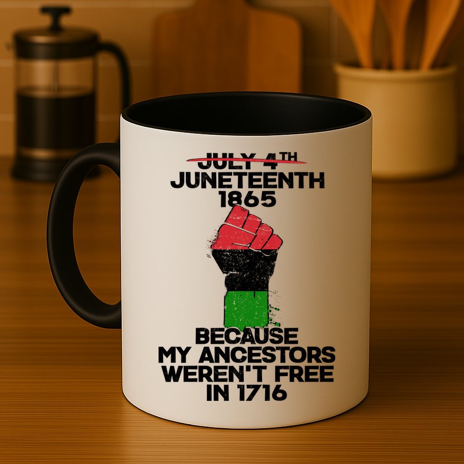 Juneteenth 1865 American African Freedom Day Mug