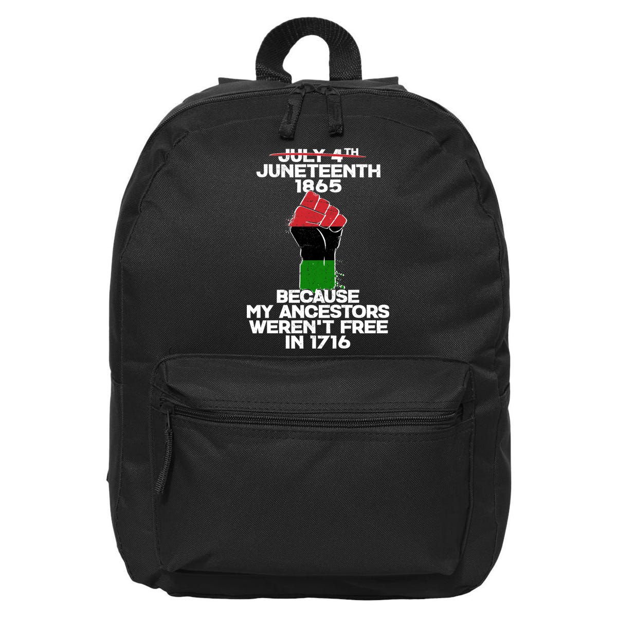 Juneteenth 1865 American African Freedom Day 16 in Basic Backpack