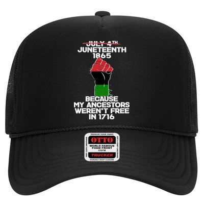 Juneteenth 1865 American African Freedom Day Trucker Hat