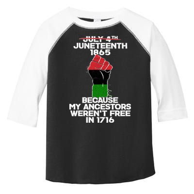 Juneteenth 1865 American African Freedom Day Toddler Fine Jersey T-Shirt