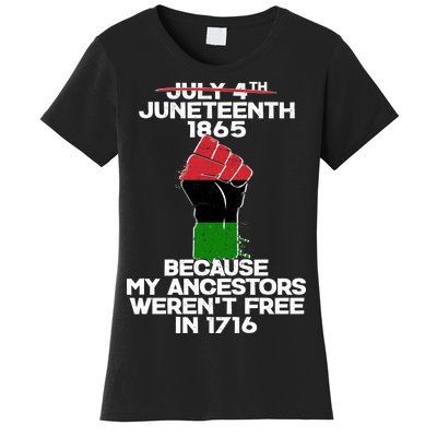 Juneteenth 1865 American African Freedom Day Women's T-Shirt