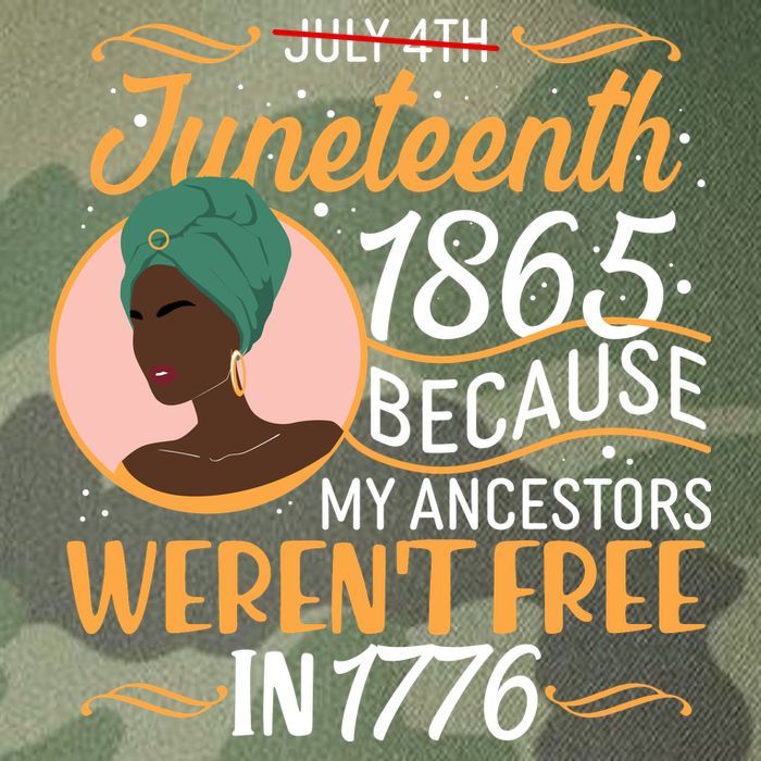 Juneteenth 1865 Because My Ancestors Weren't Free In 1776 Legacy Tie Dye Trucker Hat
