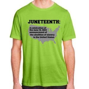 Juneteenth 1865 Celebrates Black African American Adult ChromaSoft Performance T-Shirt